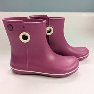 Crocs Jaunt Shorty Rain Boots Women's Size 7 Pink